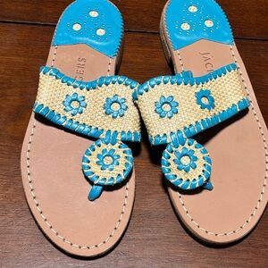 Jack Rogers Women’s Navajo Men Pop Thong Sandals Size 6 Medium